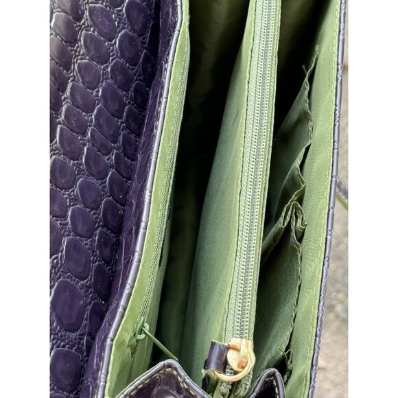 Vintage Beuno Purse Embossed Flap Closer Buckle Shoulder Bag Purse - Picture 10 of 11